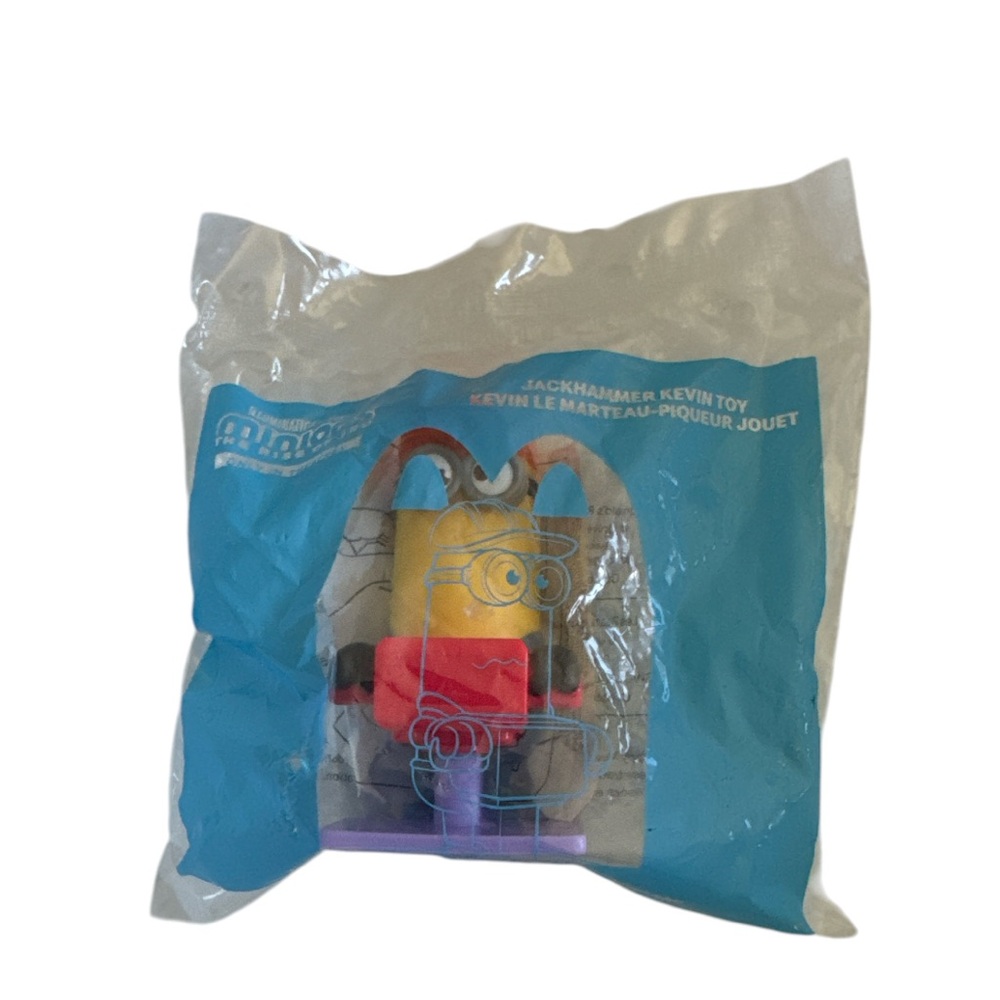 5 FOR $30 MC DONALD'S 2022 Minions The RIse of Gru Jackhammer Kevin Toy